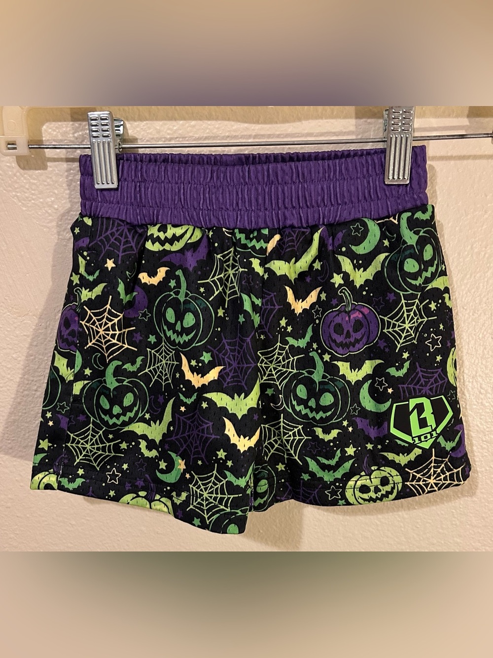 Baseball Lifestyle 101 Boys’ Spooky SZN Shorts - NWT size Youth XXS 4-5 Years